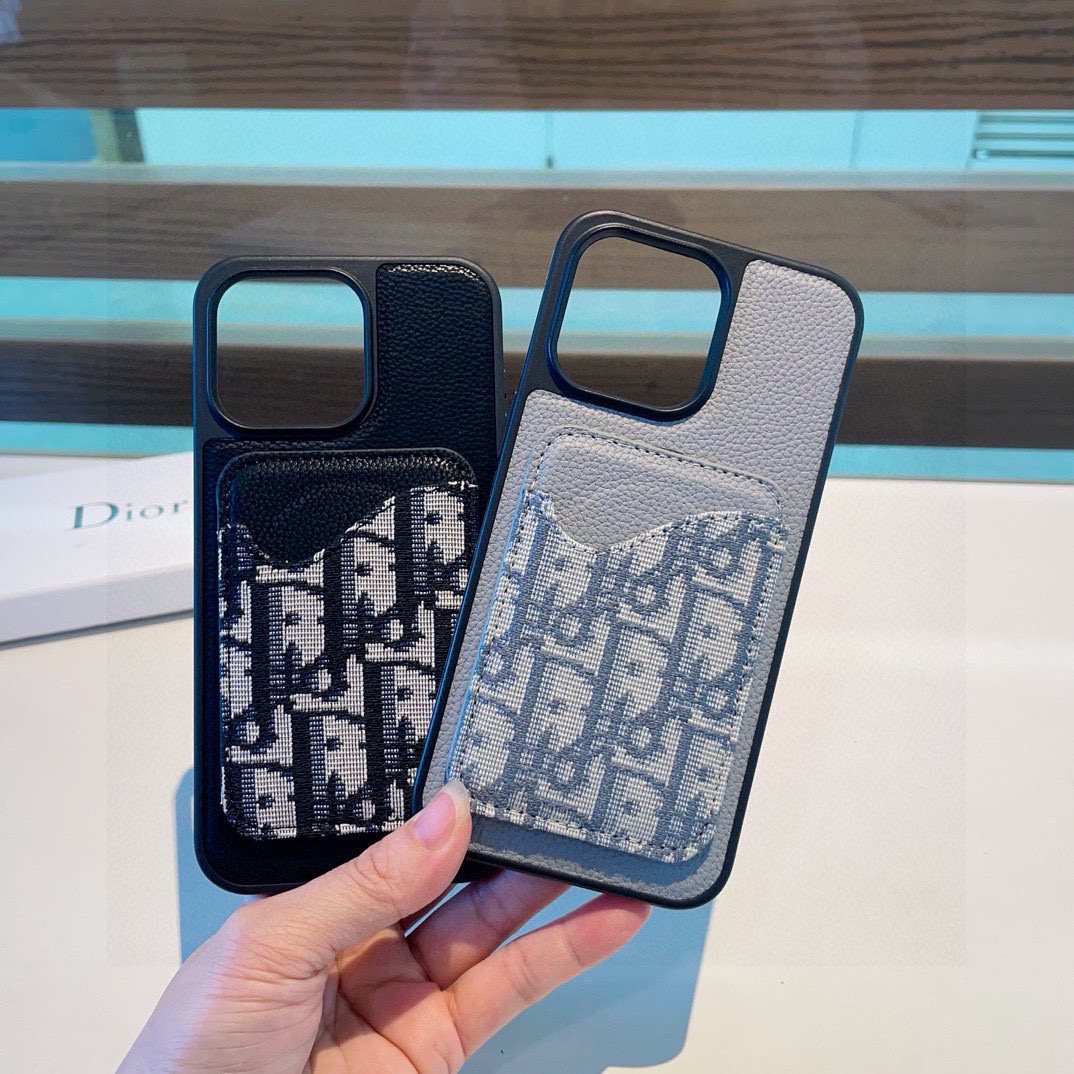 Dior iPhone 14/15 Series Magnetic Card Holder Case 6 i1757767757533 2975 0 4
