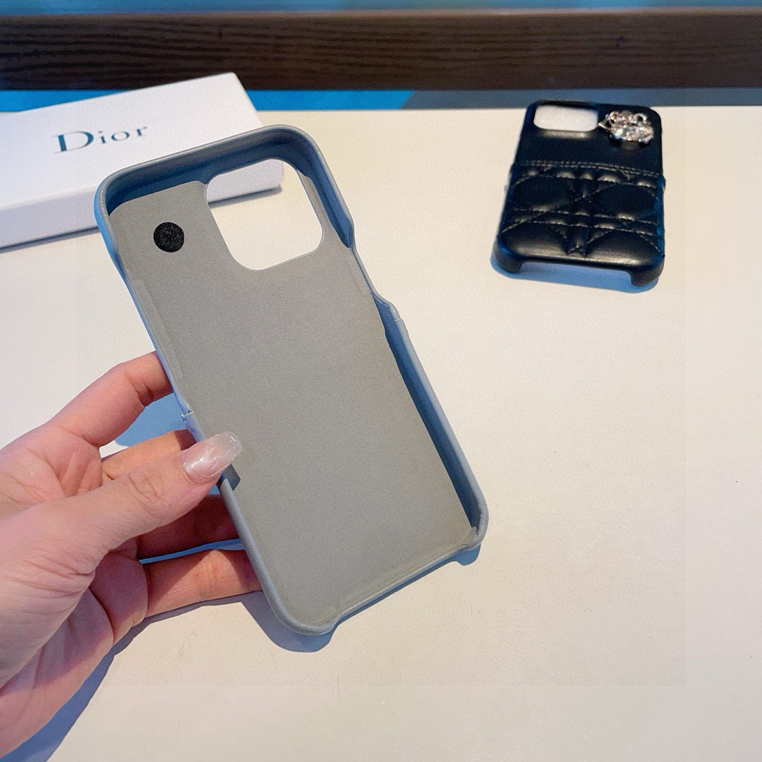 Dior iPhone 14/15 Pro Max Case with Lady Dior Charm - Original Design 10 i1757768031212 2680 0 8