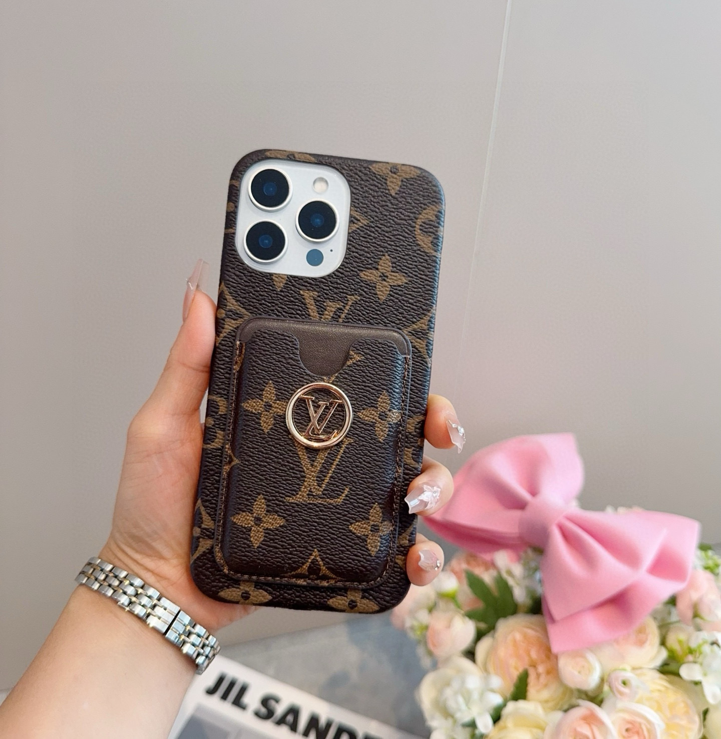 Louis Vuitton iPhone 14/15 Pro Max Case - Classic Monogram Card Holder 3 i1757854131798 1649 0 1