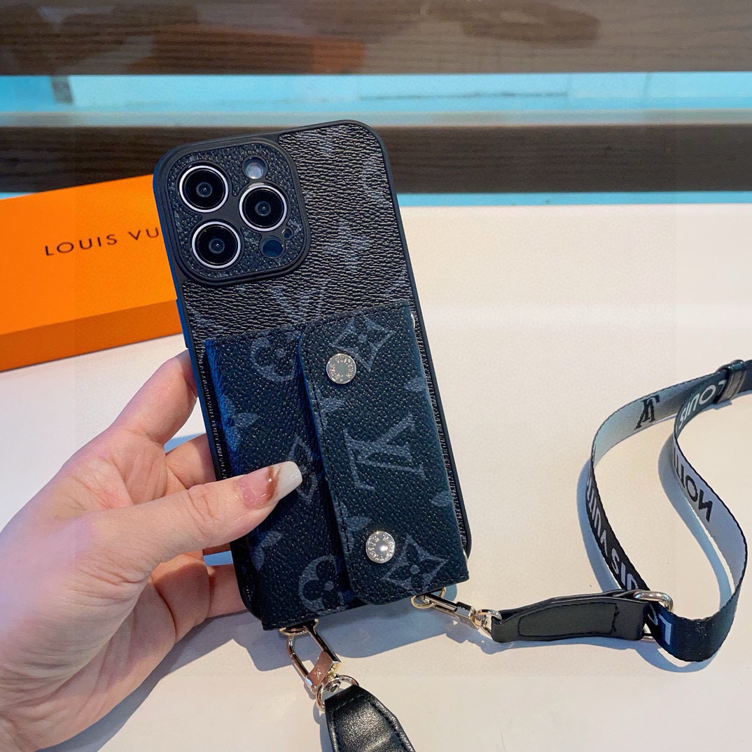 LV glasses New LV classic presbyopic cross-body left and right card holder mobile phone case — photo 4