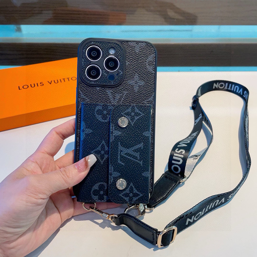 LV glasses New LV classic presbyopic cross-body left and right card holder mobile phone case — photo 3