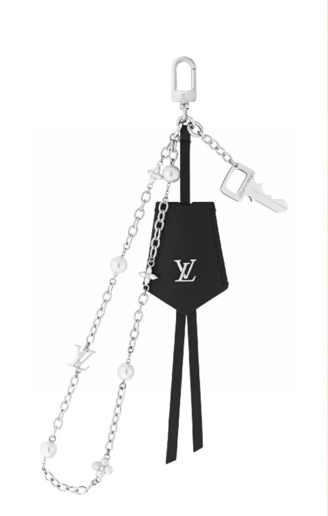 LV钥匙扣 官网新款 包包链条挂件 多功能链条 包饰&包包挂件本款链条包饰出自路易威登为耀目链条交错排布