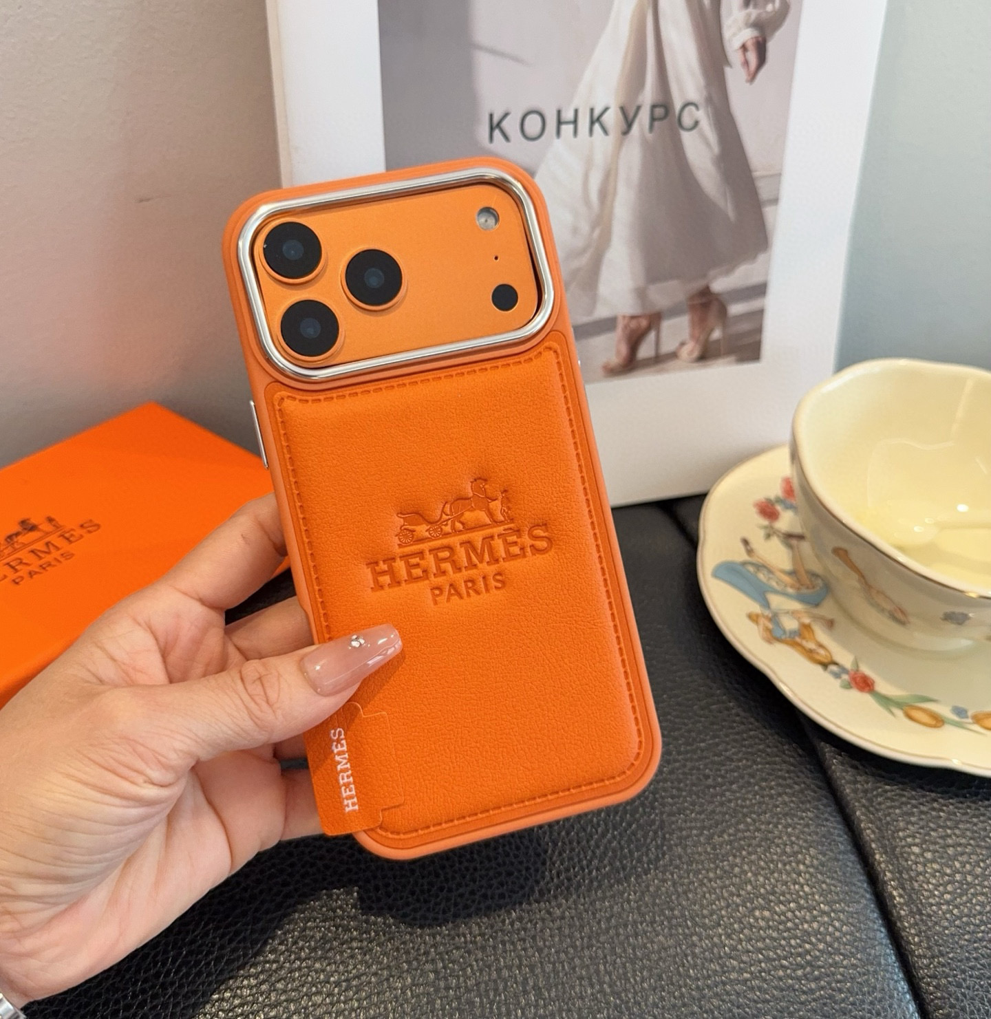星宇橙系列 爱马仕全包手机壳型号：为了不出现报错型号，请打开本机查看手机设置显示的型号⚠️⚠️⚠️iPh