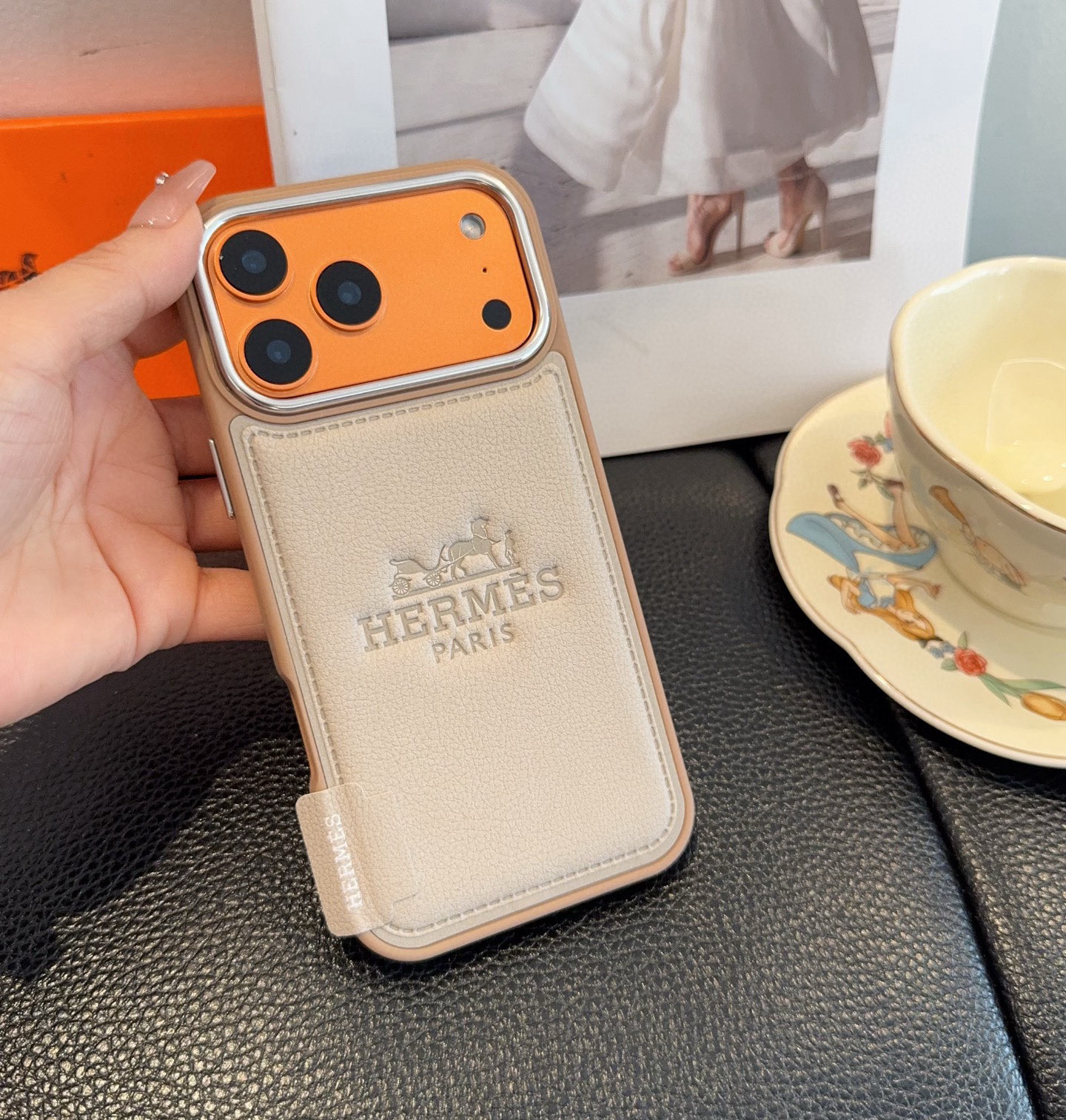 星宇橙系列 爱马仕全包手机壳型号：为了不出现报错型号，请打开本机查看手机设置显示的型号⚠️⚠️⚠️iPh