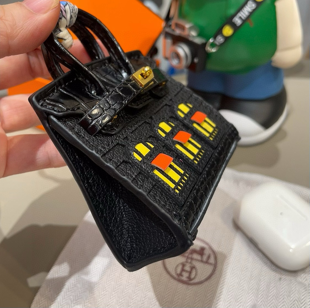 ❤️爱马仕迷你铂金包挂件 创意小房子包包 通用蓝牙耳机包 可放钥匙口红 时尚迷你包包 可以当包饰，耳机包