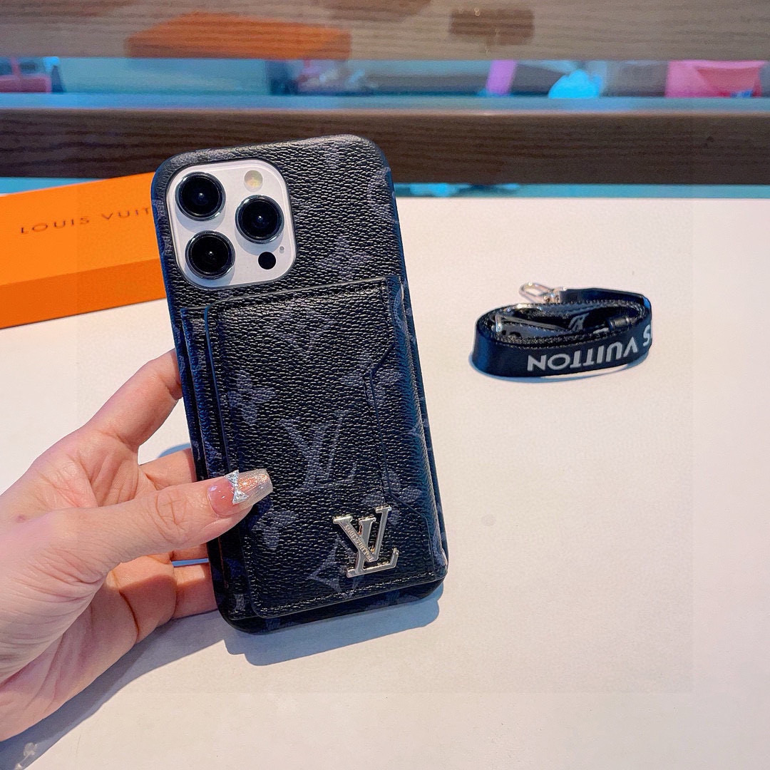 🔥驴家新款 三折卡包斜挎手机壳，三折卡包零钱包 三包壳，出门不带现金的时代一个手机斜挎包搞定🤝型号：为了