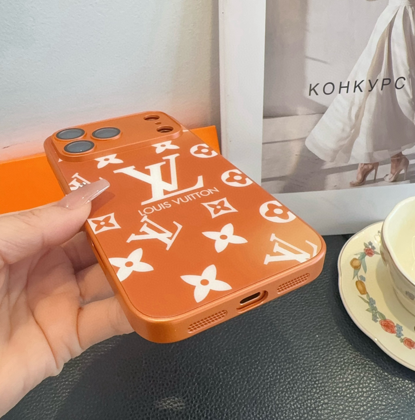 星宇橙系列 LV手机壳 型号：为了不出现报错型号，请打开本机查看手机设置显示的型号⚠️⚠️⚠️iPhon