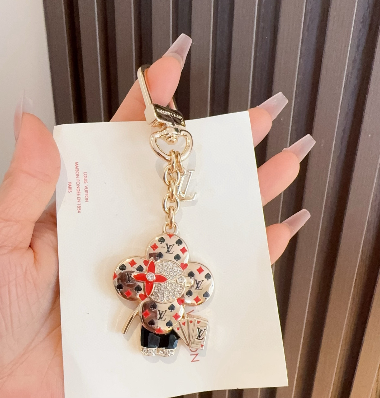 LV钥匙扣 薇薇安新款钥匙扣 包包挂件包饰SPring Street Chain 包饰将 Monogra
