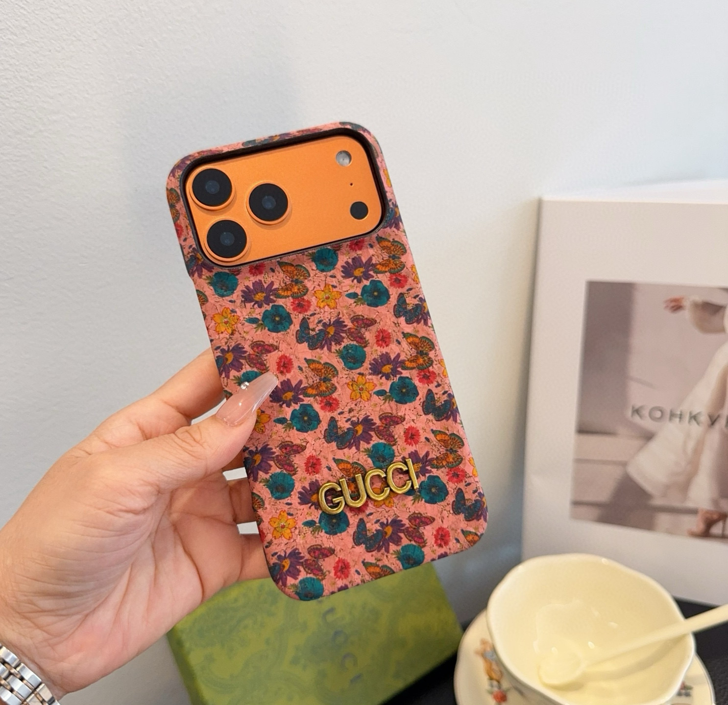 🔥古驰手机壳 花卉系列 外贸爆款型号：为了不出现报错型号，请打开本机查看手机设置显示的型号⚠️⚠️⚠️i