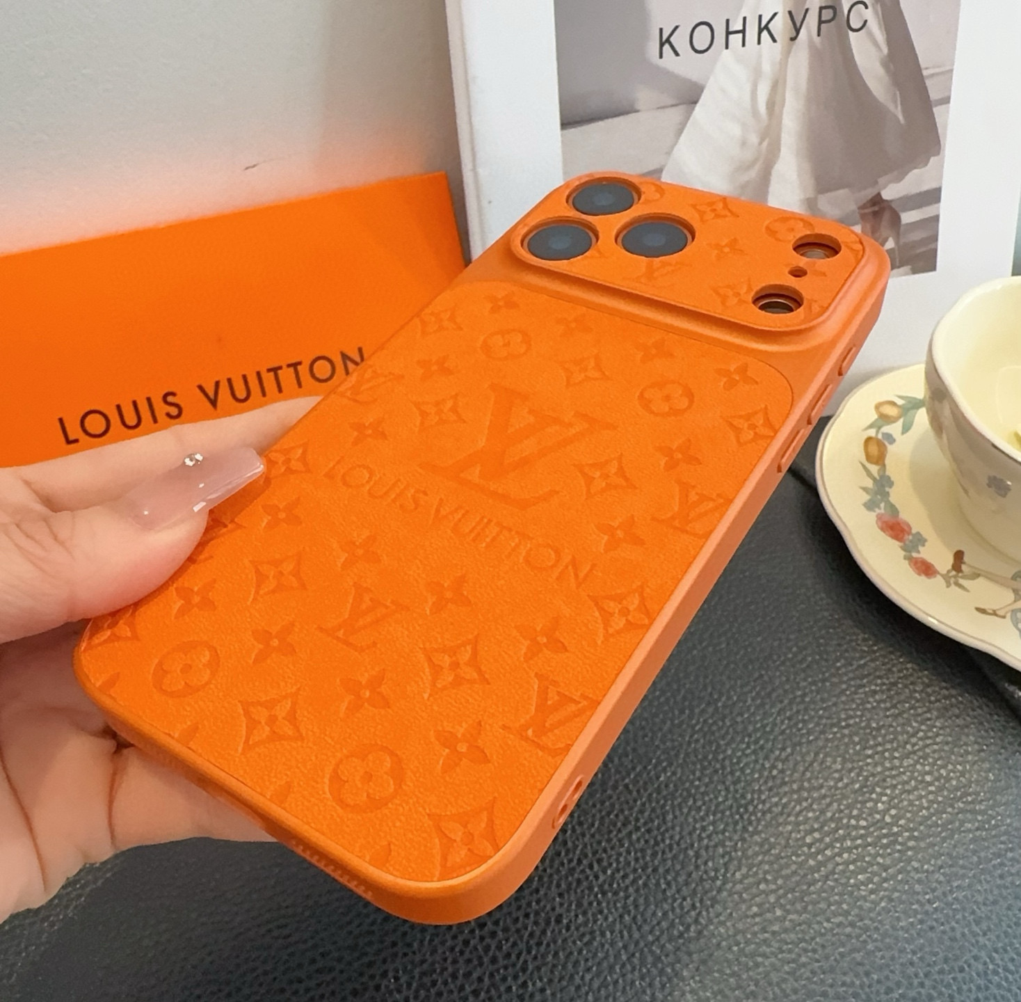 🔥Lv精孔全包手机壳 ，LV秒变皮质手机壳型号：为了不出现报错型号，请打开本机查看手机设置显示的型号⚠️