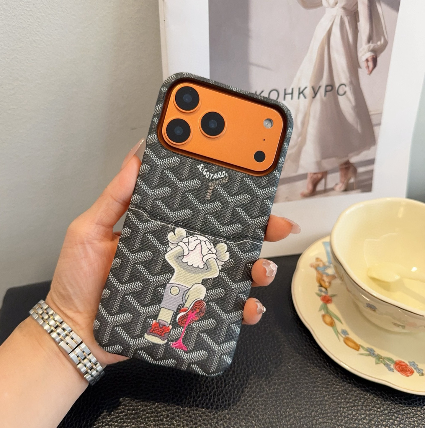 🔥Goyard戈雅插卡手机壳 卡包手机壳 官网同步更新型号：为了不出现报错型号，请打开本机查看手机设置显