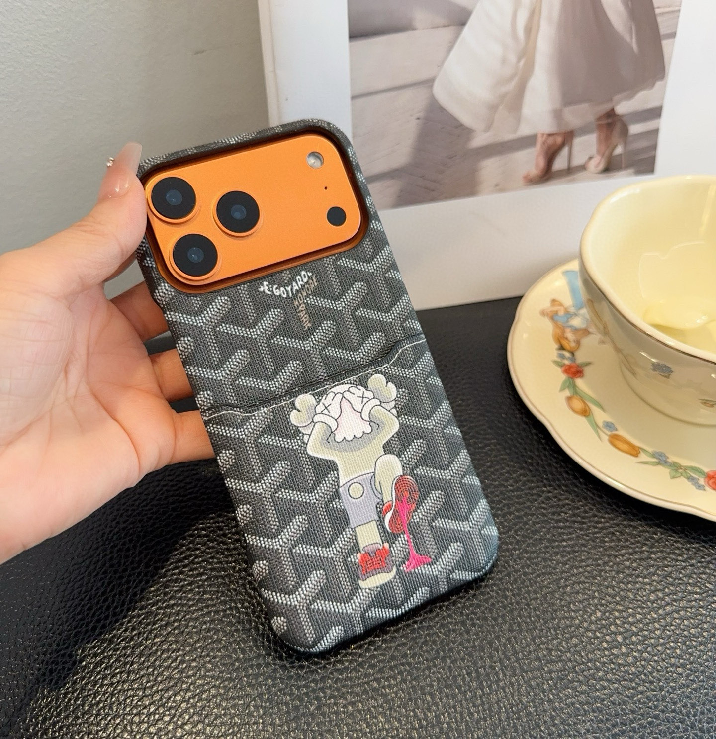 🔥Goyard戈雅插卡手机壳 卡包手机壳 官网同步更新型号：为了不出现报错型号，请打开本机查看手机设置显