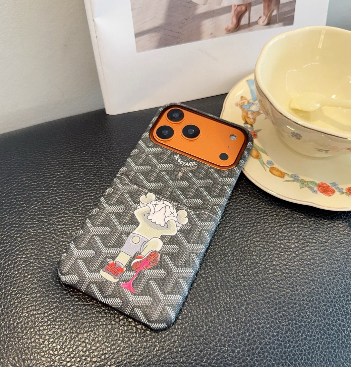 🔥Goyard戈雅插卡手机壳 卡包手机壳 官网同步更新型号：为了不出现报错型号，请打开本机查看手机设置显