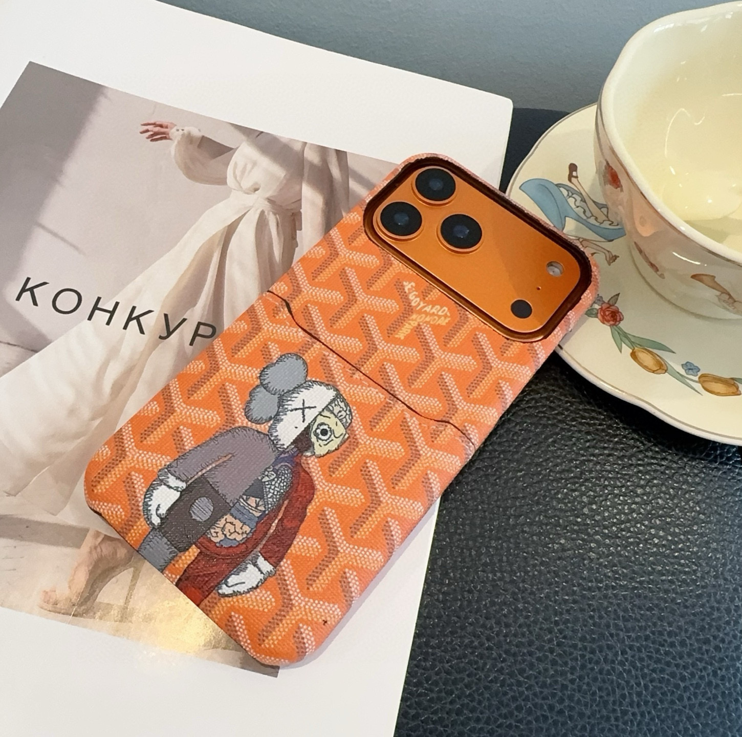 🔥Goyard戈雅插卡手机壳 卡包手机壳 官网同步更新型号：为了不出现报错型号，请打开本机查看手机设置显