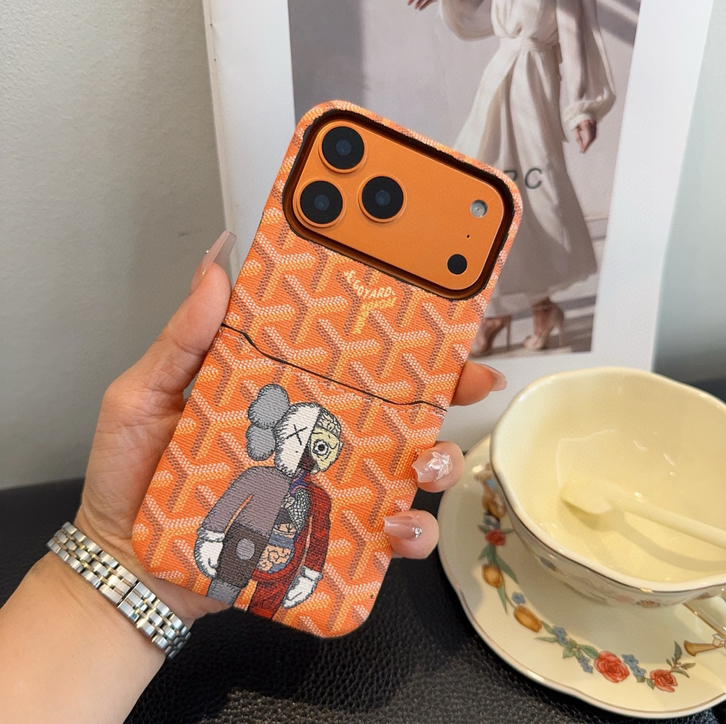 🔥Goyard戈雅插卡手机壳 卡包手机壳 官网同步更新型号：为了不出现报错型号，请打开本机查看手机设置显