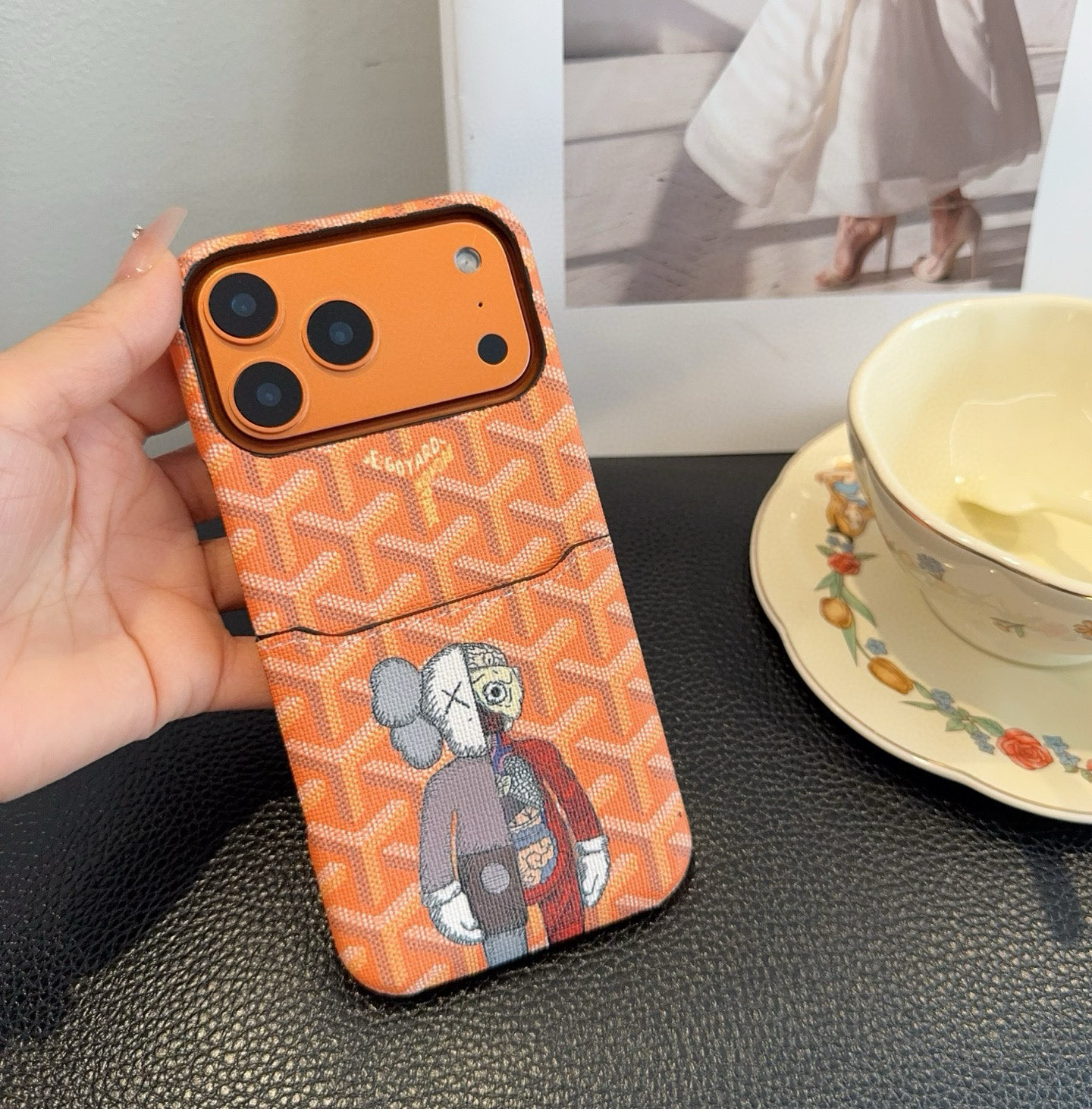 🔥Goyard戈雅插卡手机壳 卡包手机壳 官网同步更新型号：为了不出现报错型号，请打开本机查看手机设置显