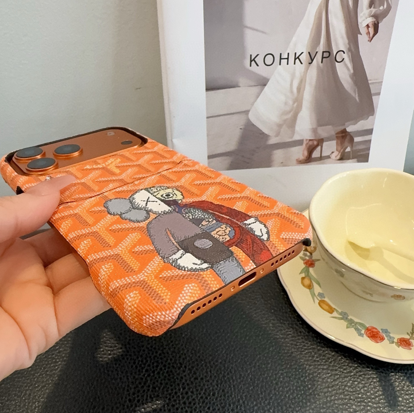 🔥Goyard戈雅插卡手机壳 卡包手机壳 官网同步更新型号：为了不出现报错型号，请打开本机查看手机设置显