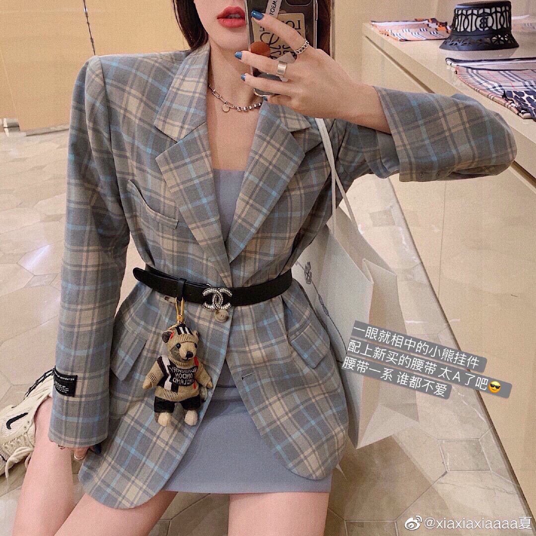 。美美的夏夏同款Burberry代工厂小熊🐻挂件，巴宝莉🐻毛衣泰迪熊钥匙扣挂件 温柔到心里🥰 准备已久、