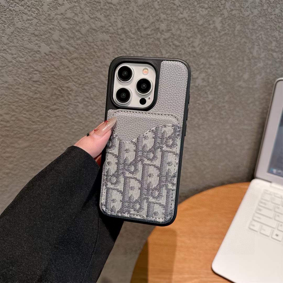 🔥Dior迪奥卡包手机壳 荔枝纹磁吸壳➕磁吸卡包型号：为了不出现报错型号，请打开本机查看手机设置显示的型