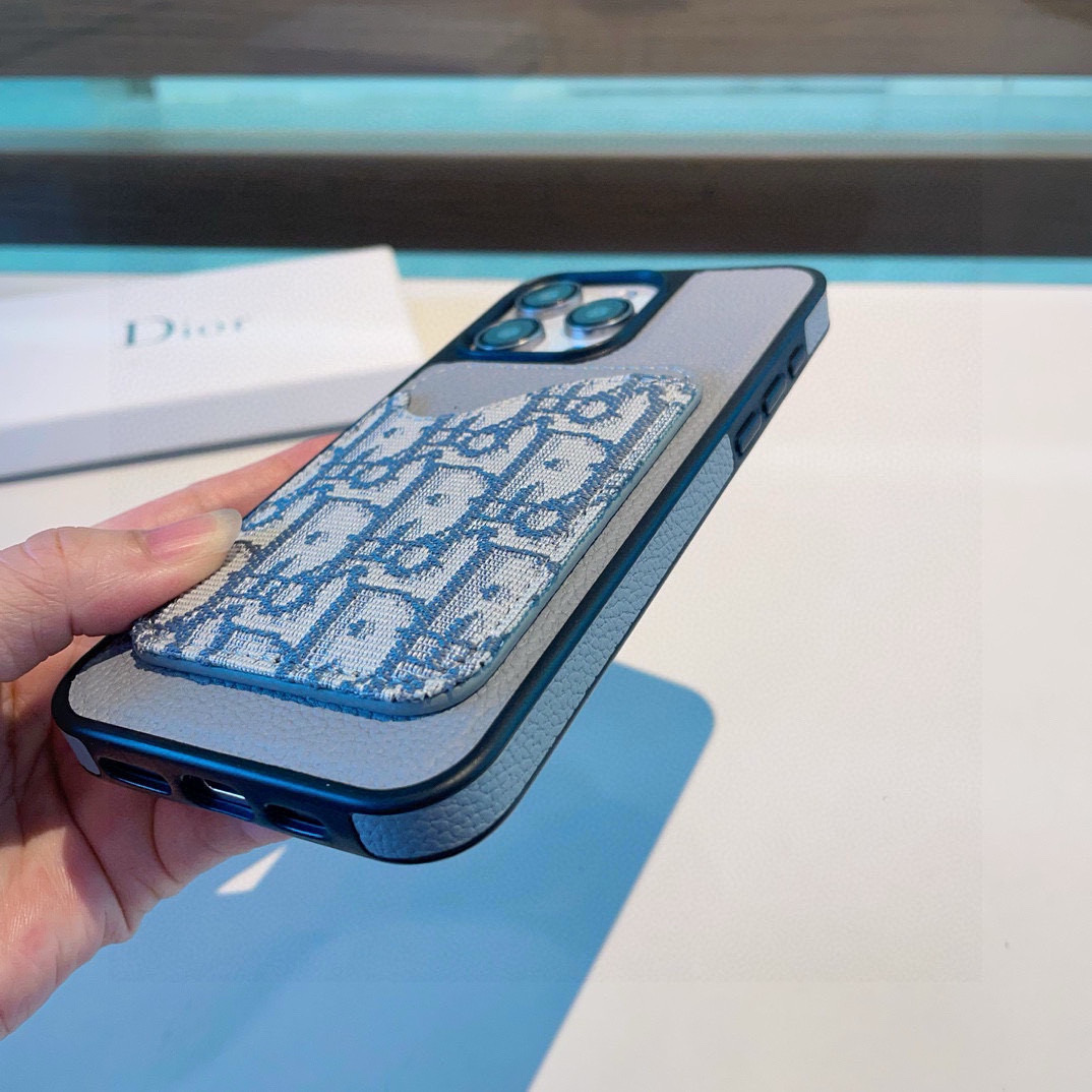🔥Dior迪奥卡包手机壳 荔枝纹磁吸壳➕磁吸卡包型号：为了不出现报错型号，请打开本机查看手机设置显示的型