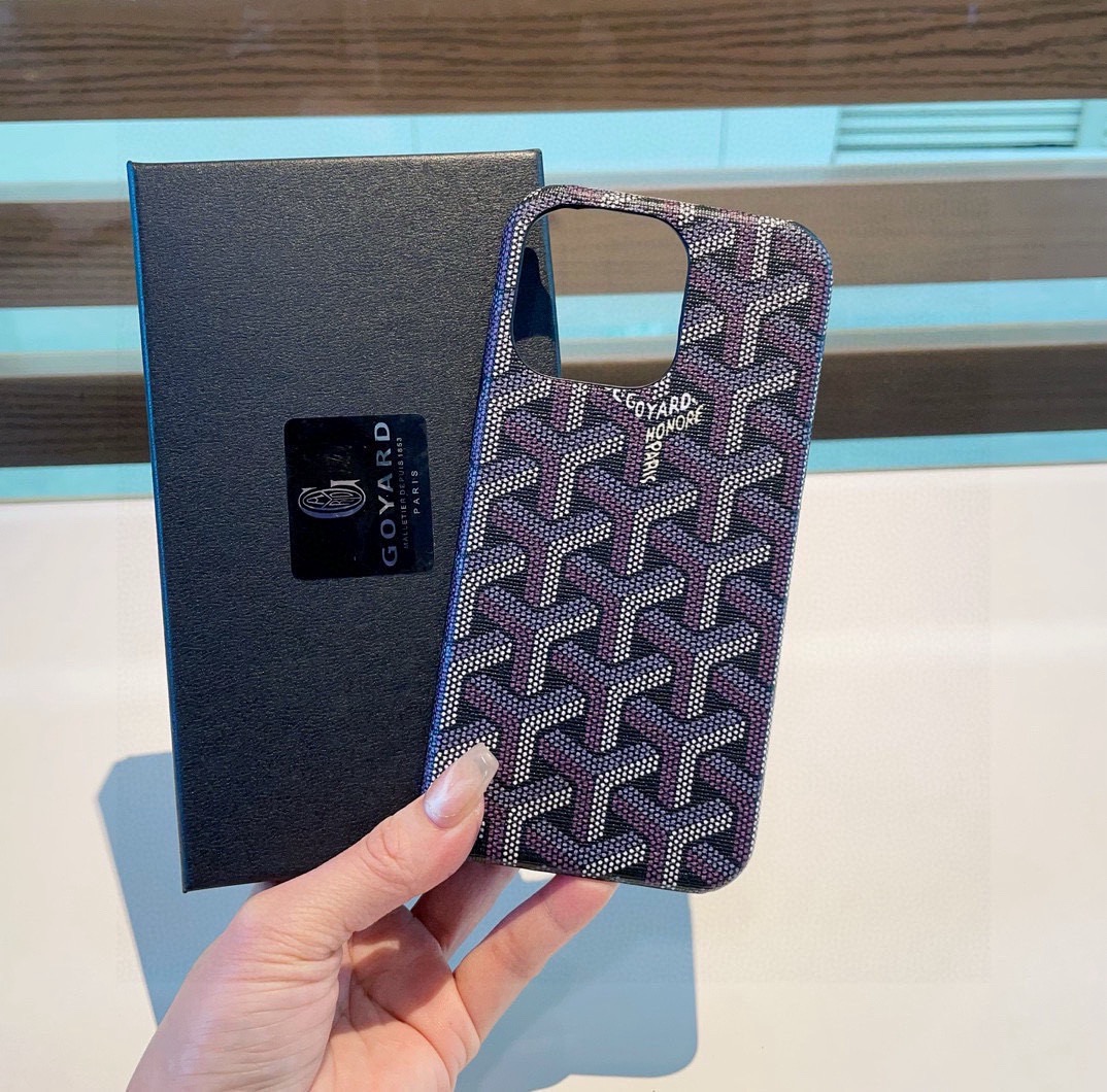 🔥Goyard戈雅手机壳 半包油边壳 官网同步更新型号：为了不出现报错型号，请打开本机查看手机设置显示的