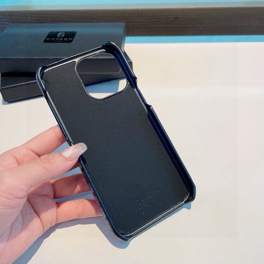 🔥Goyard戈雅手机壳 半包油边壳 官网同步更新型号：为了不出现报错型号，请打开本机查看手机设置显示的