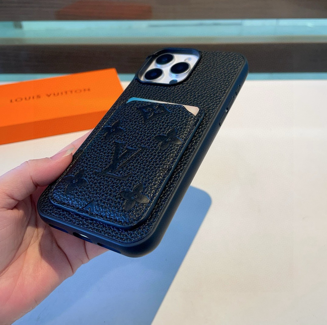 🔥Lv新款手机壳 二合一全包手机壳 荔枝纹压花插卡款手机壳 精美吊牌 手感舒适[强]型号：为了不出现报错