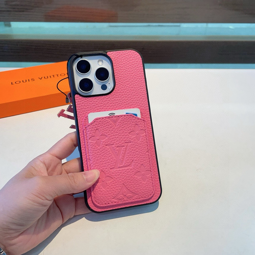 🔥Lv新款手机壳 二合一全包手机壳 荔枝纹压花插卡款手机壳 精美吊牌 手感舒适[强]型号：为了不出现报错