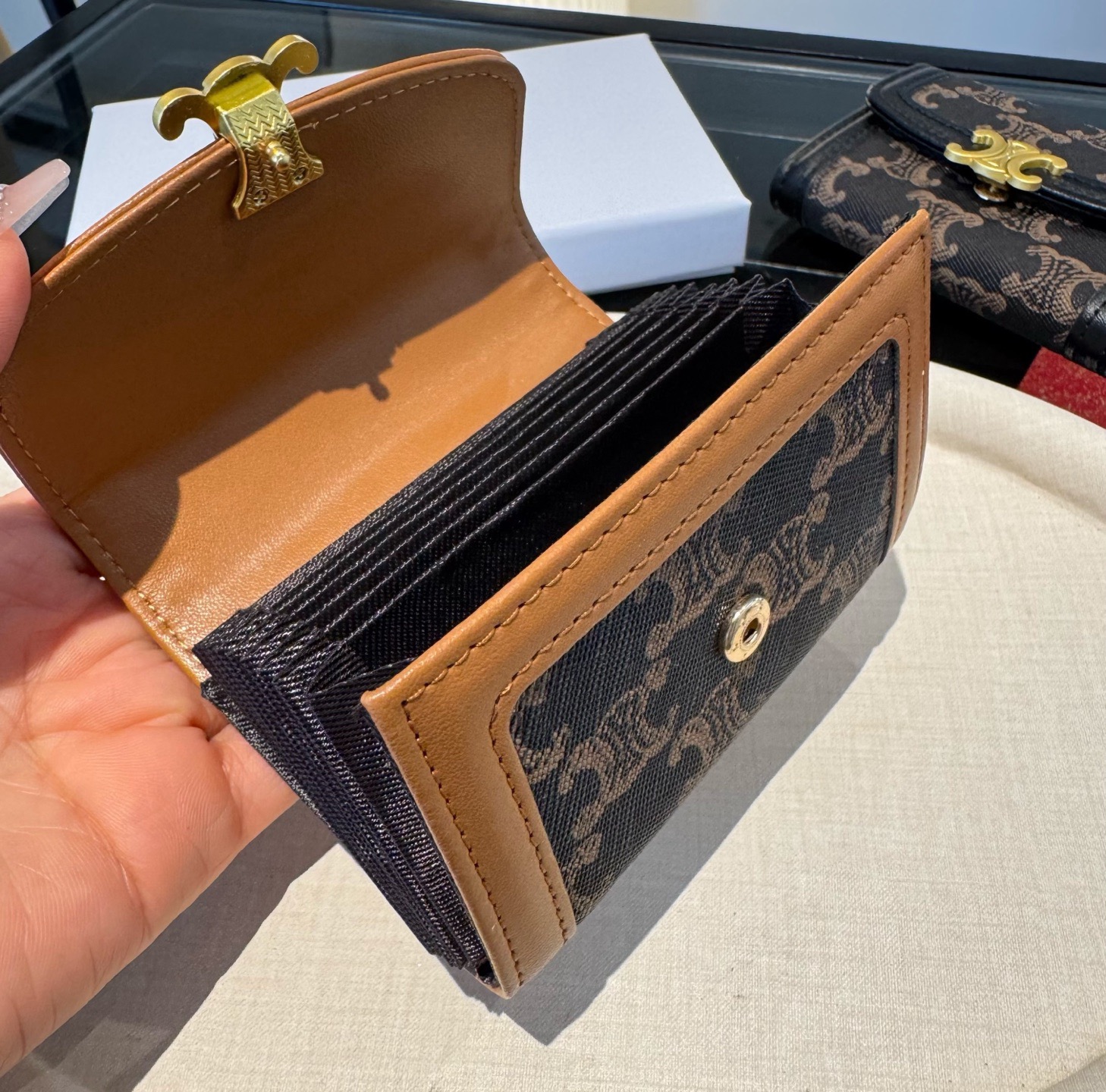 🔥赛琳卡包 零钱包 典雅风琴包卡包 手感真的很赞❗️