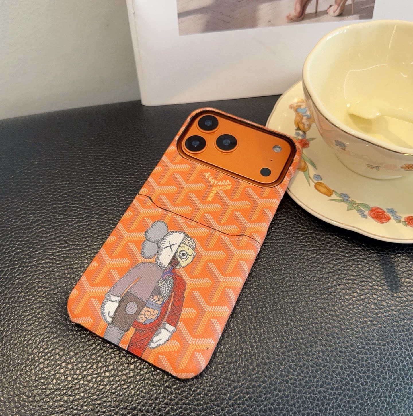 🔥Goyard戈雅插卡手机壳 卡包手机壳 官网同步更新型号：为了不出现报错型号，请打开本机查看手机设置显