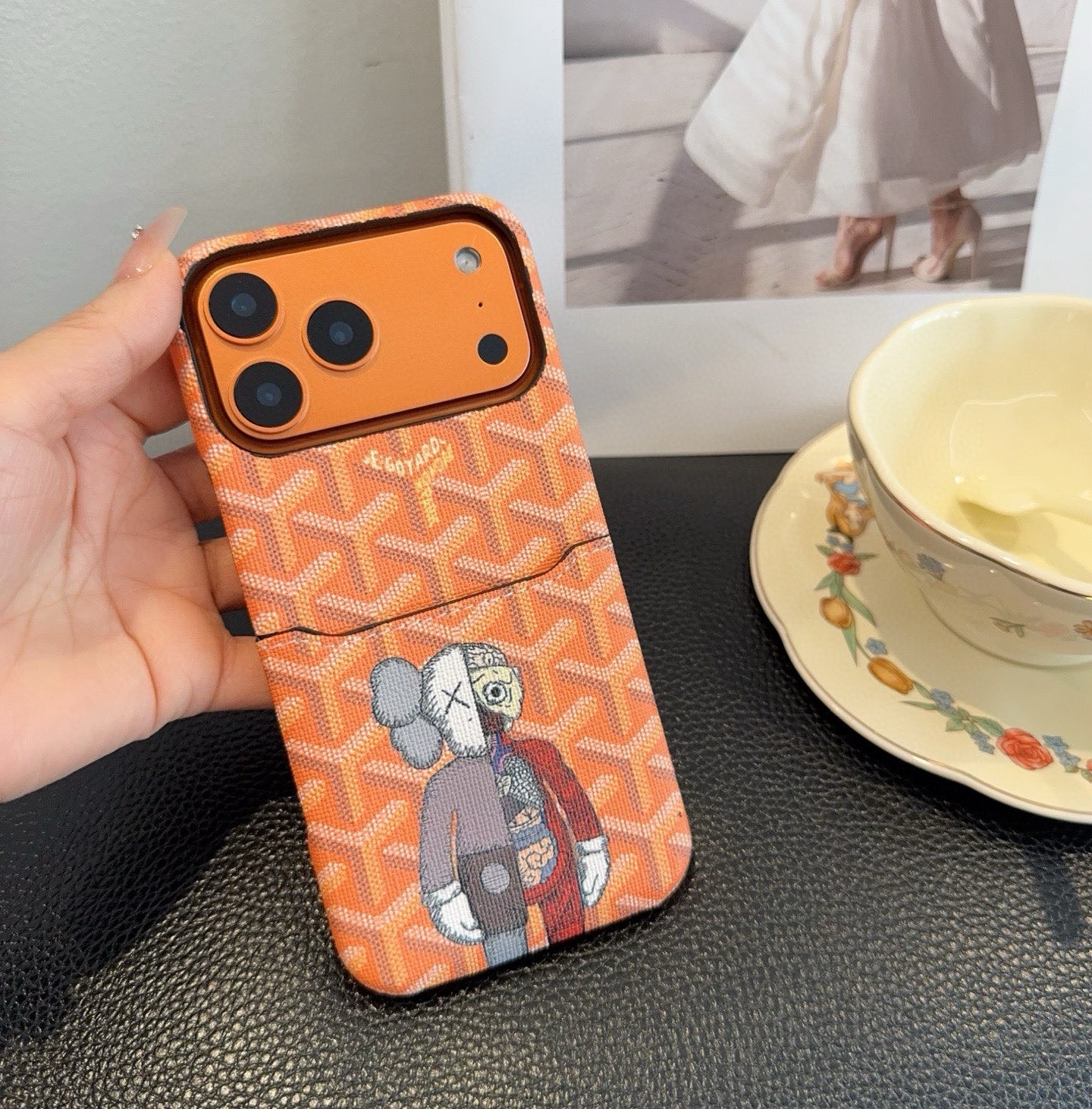 🔥Goyard戈雅插卡手机壳 卡包手机壳 官网同步更新型号：为了不出现报错型号，请打开本机查看手机设置显