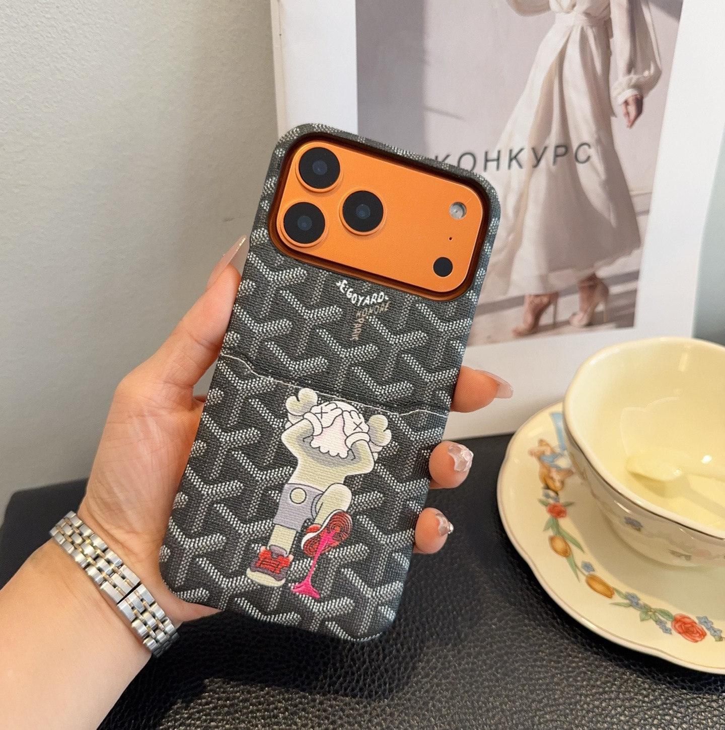 🔥Goyard戈雅插卡手机壳 卡包手机壳 官网同步更新型号：为了不出现报错型号，请打开本机查看手机设置显