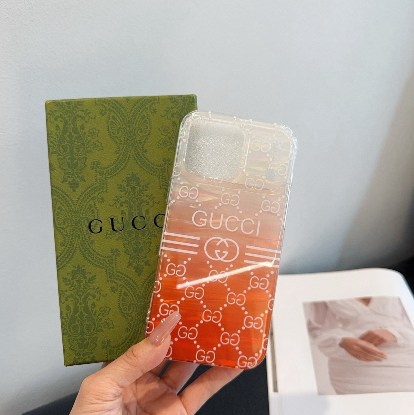 星宇橙系列 古驰 手机壳型号：为了不出现报错型号，请打开本机查看手机设置显示的型号⚠️⚠️⚠️iPhon