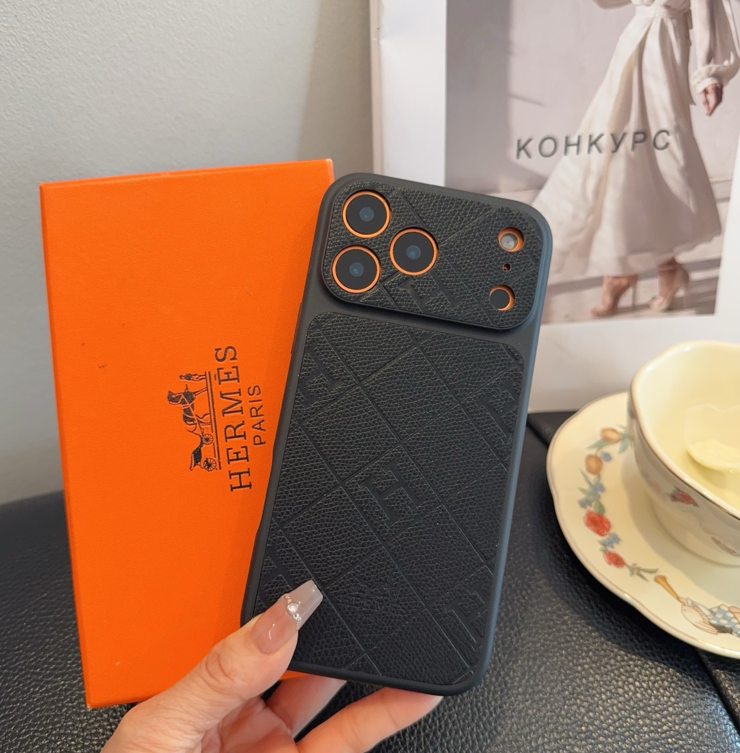 星宇橙系列 爱马仕全包手机壳型号：为了不出现报错型号，请打开本机查看手机设置显示的型号⚠️⚠️⚠️iPh