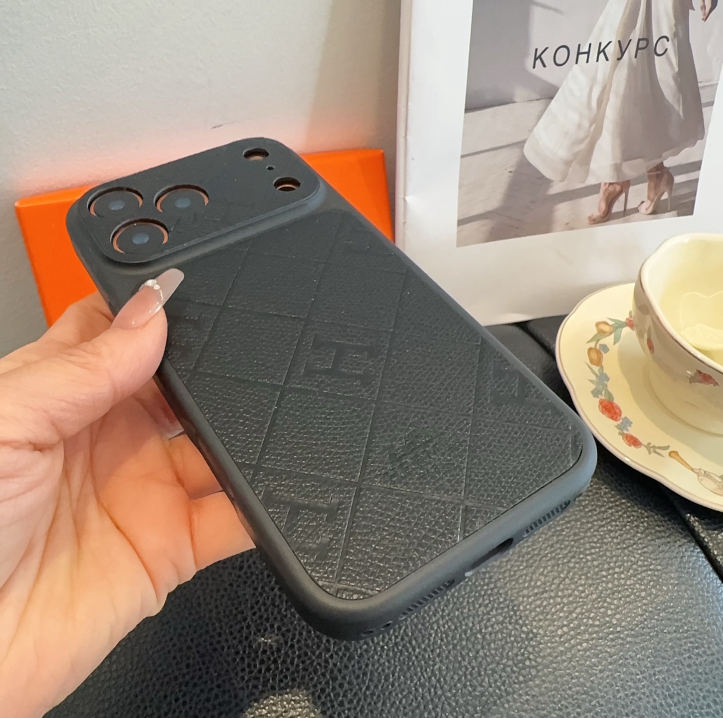 星宇橙系列 爱马仕全包手机壳型号：为了不出现报错型号，请打开本机查看手机设置显示的型号⚠️⚠️⚠️iPh