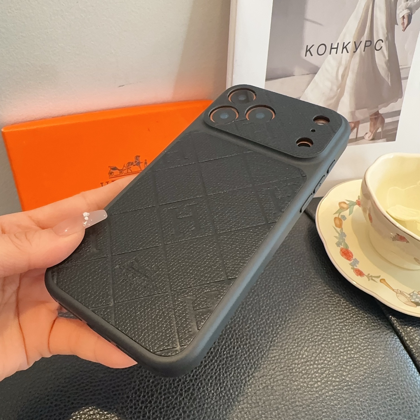 星宇橙系列 爱马仕全包手机壳型号：为了不出现报错型号，请打开本机查看手机设置显示的型号⚠️⚠️⚠️iPh