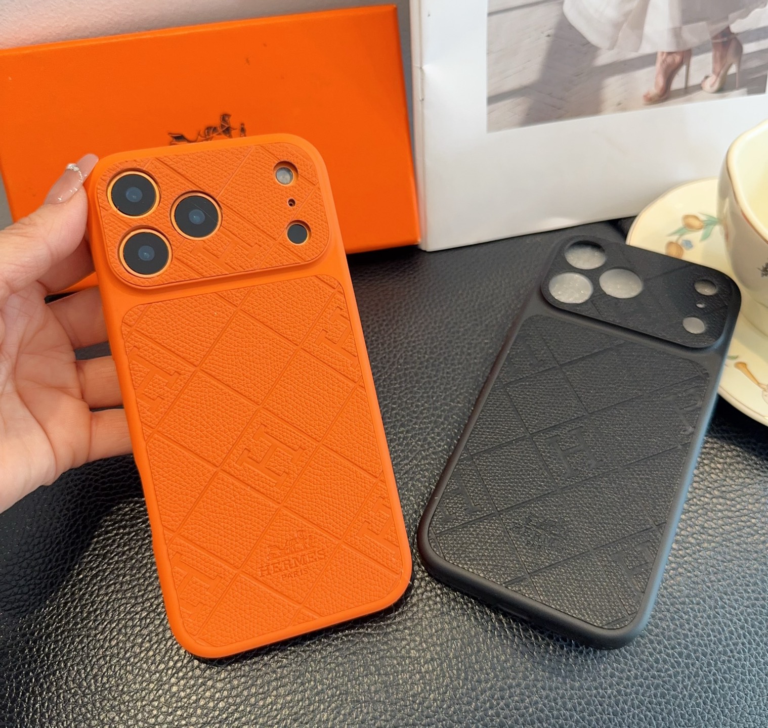 星宇橙系列 爱马仕全包手机壳型号：为了不出现报错型号，请打开本机查看手机设置显示的型号⚠️⚠️⚠️iPh