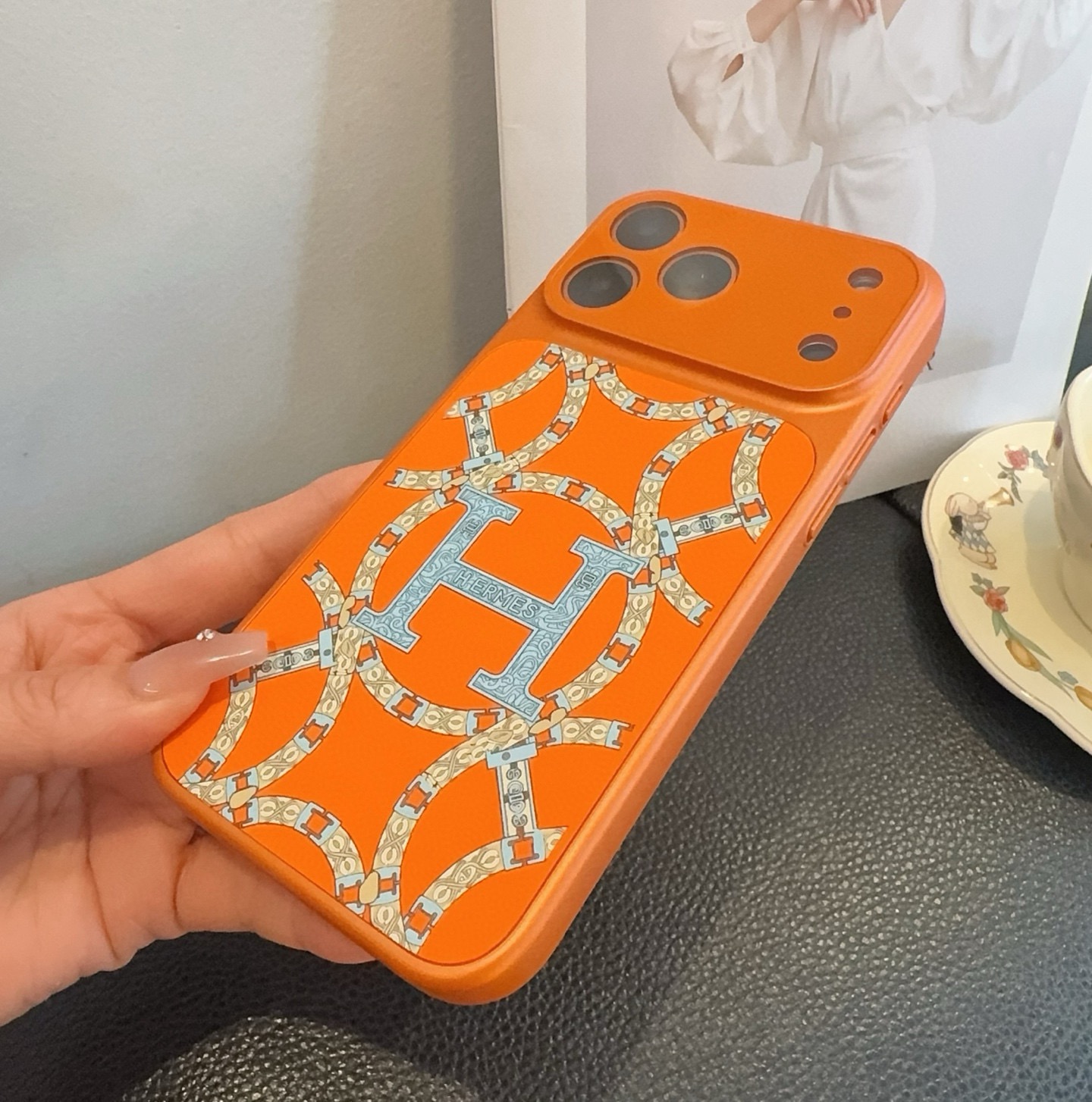星宇橙系列 （马上有钱）爱马仕手机壳 型号：为了不出现报错型号，请打开本机查看手机设置显示的型号⚠️⚠️