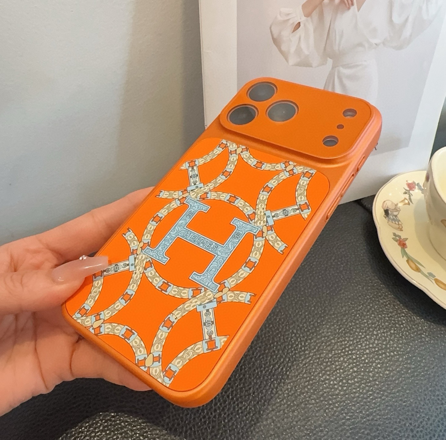 星宇橙系列 （马上有钱）爱马仕手机壳 型号：为了不出现报错型号，请打开本机查看手机设置显示的型号⚠️⚠️