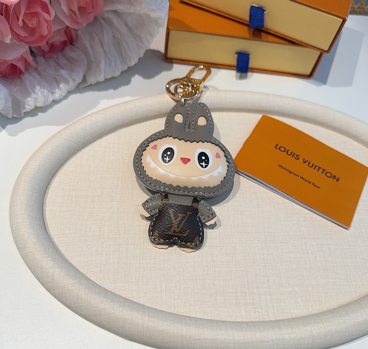 🔥拉布布挂件公仔钥匙扣，LV钥匙扣，包包挂饰