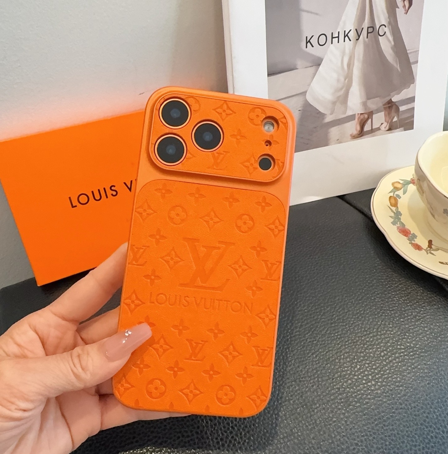 🔥Lv精孔全包手机壳 ，LV秒变皮质手机壳型号：为了不出现报错型号，请打开本机查看手机设置显示的型号⚠️