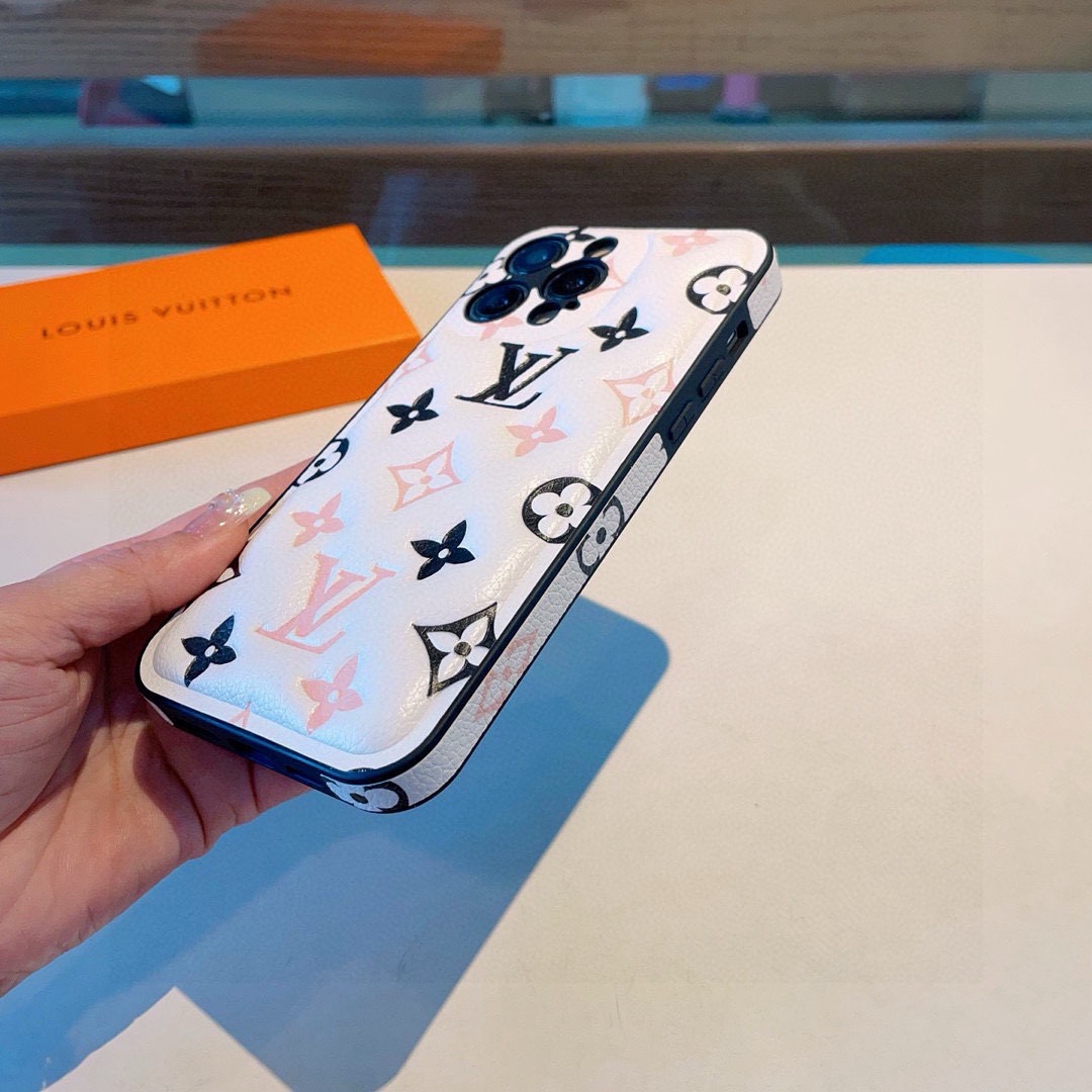 特批🉐️✨lv官网同款炫彩手机壳 气垫压印全包侧贴壳 气垫手感饱满舒适[强]型号：为了不出现报错型号，请