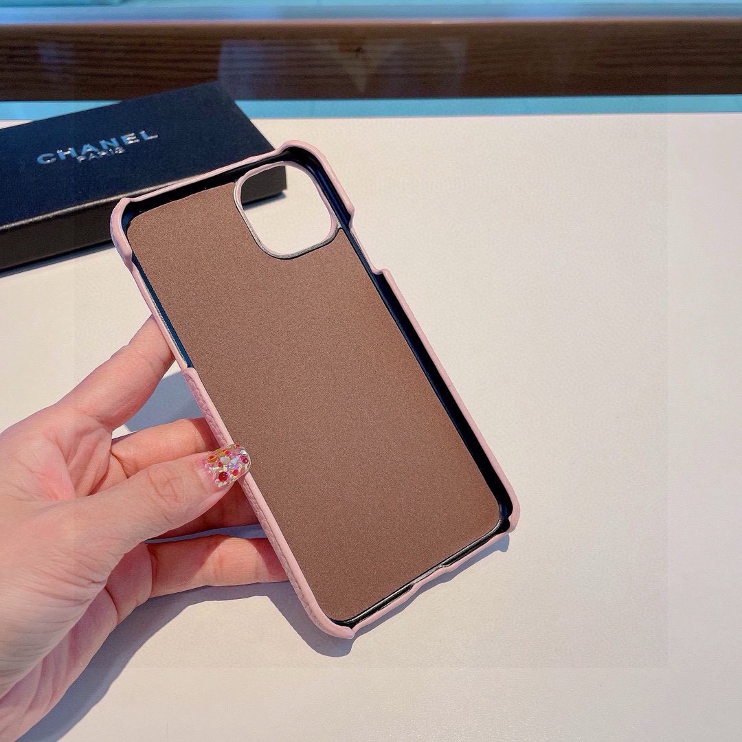 🔥新品上架～～～CHANEL香奈儿【荔枝纹卡包手机壳】独家原单💥进口皮料，高端品质 🎉 型号：为了不出现