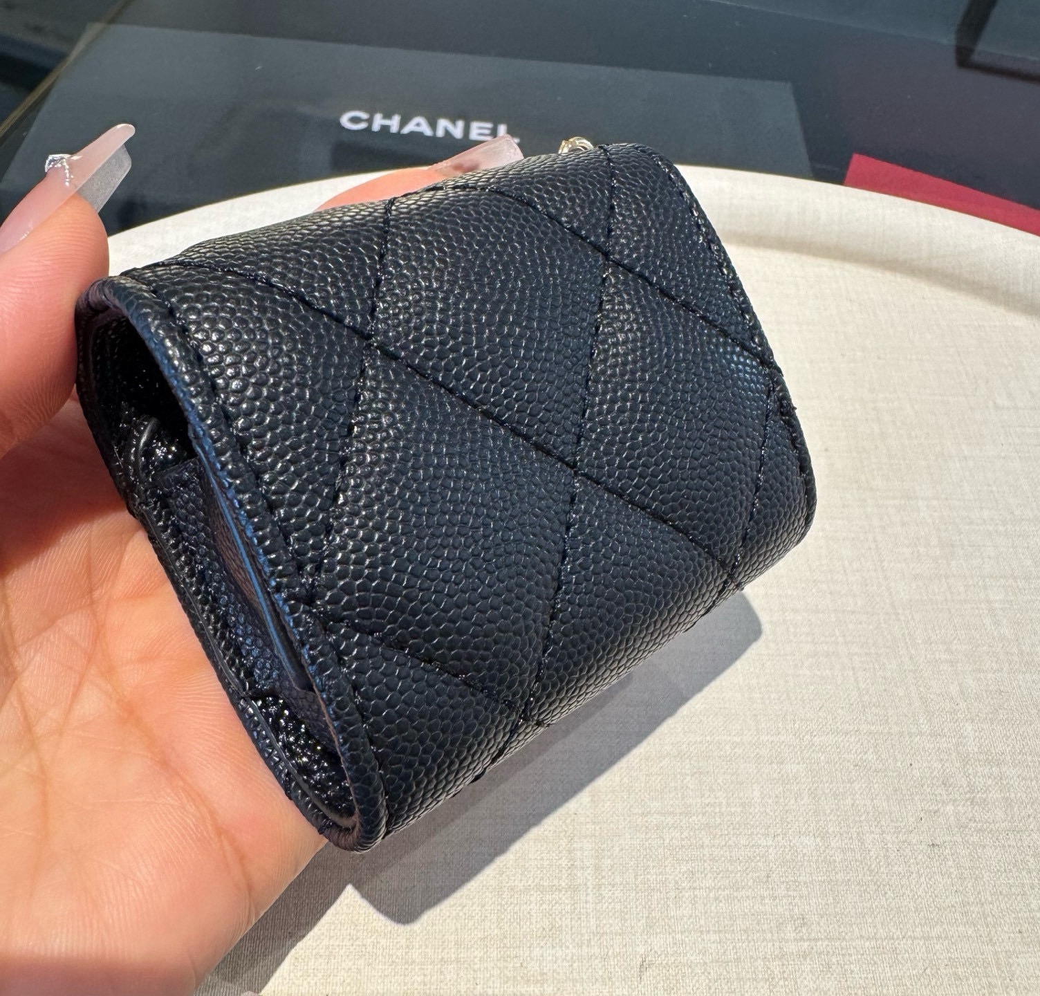 ❤️香奈儿CHANEL经典C3耳机包通用款💥官网1:1耳机包 时尚迷你包包，蓝牙耳机包，包包挂件！尺寸：