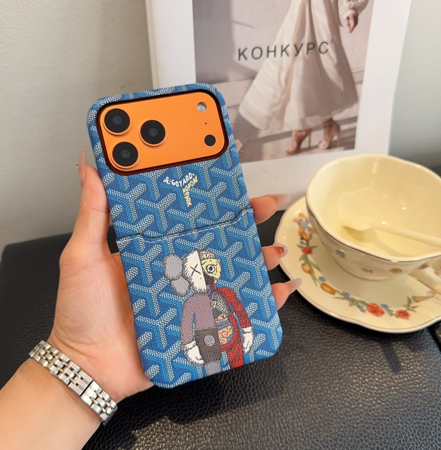 🔥Goyard戈雅插卡手机壳 卡包手机壳 官网同步更新型号：为了不出现报错型号，请打开本机查看手机设置显