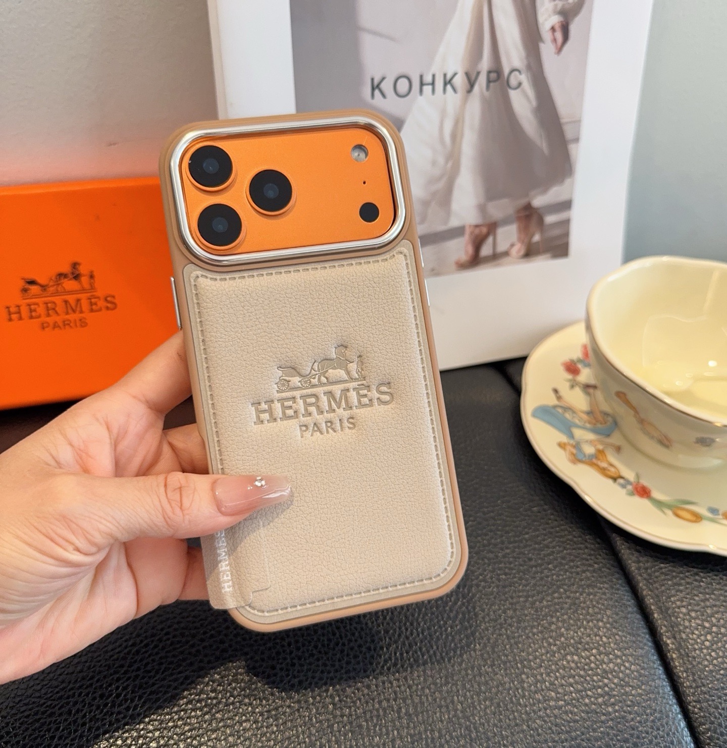 星宇橙系列 爱马仕全包手机壳型号：为了不出现报错型号，请打开本机查看手机设置显示的型号⚠️⚠️⚠️iPh
