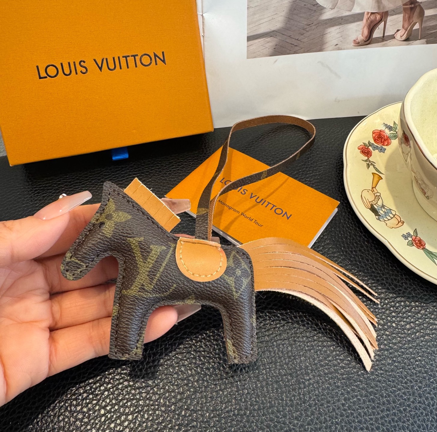 LV老花包包挂件 小马🐎挂饰