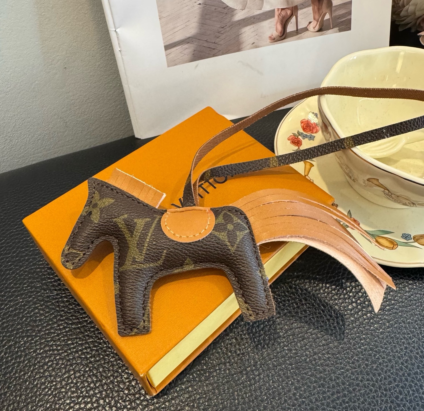 LV老花包包挂件 小马🐎挂饰