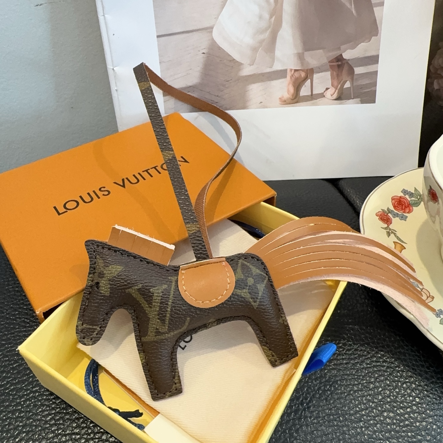 LV老花包包挂件 小马🐎挂饰