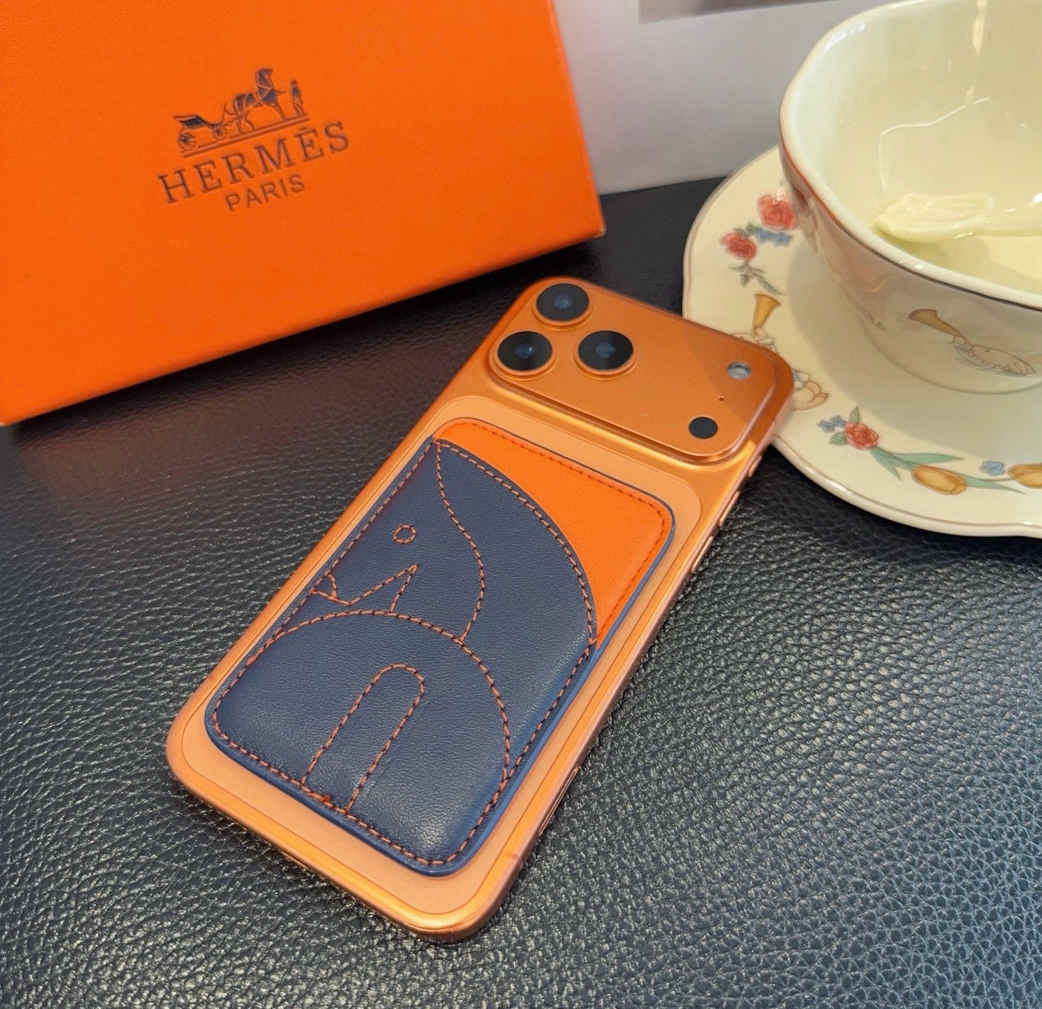 🔥爱马仕官网磁吸卡包 手机磁吸卡包顶级高品质[强]磁吸式卡夹，：长6.5*高9.5*宽0.5厘米